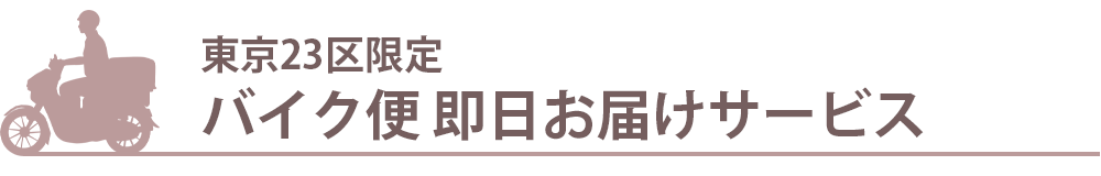 東京 23区内即日バイク便お届けサービス