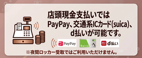 北千住即日受取センター現金支払いの方法