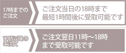 ご注文から最短で当日中に受け取れる！大阪即日店頭受取り