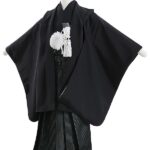 かんたん七五三(5歳男袴)Y609 黒無地 | 礼服・喪服レンタルのやました