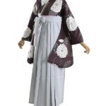 【極美品】おび工房 菊と雪輪 袴 5点セット 洗える♪ 0AG0172-150x150.jpg