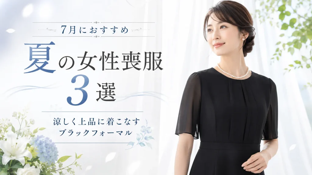 夏の女性喪服おすすめ