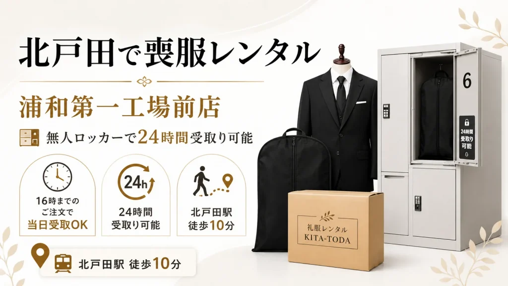 北戸田喪服レンタル